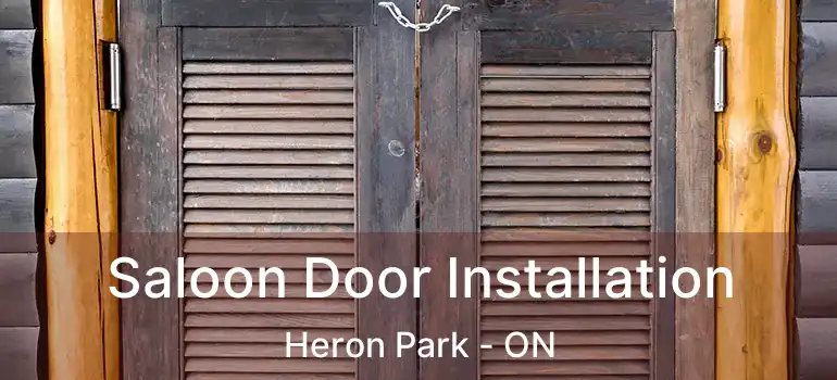 Saloon Door Installation Heron Park - ON