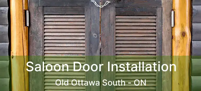 Saloon Door Installation Old Ottawa South - ON
