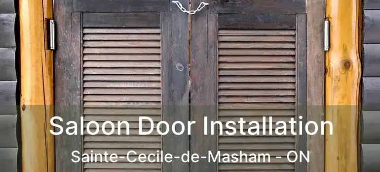  Saloon Door Installation Sainte-Cecile-de-Masham - ON