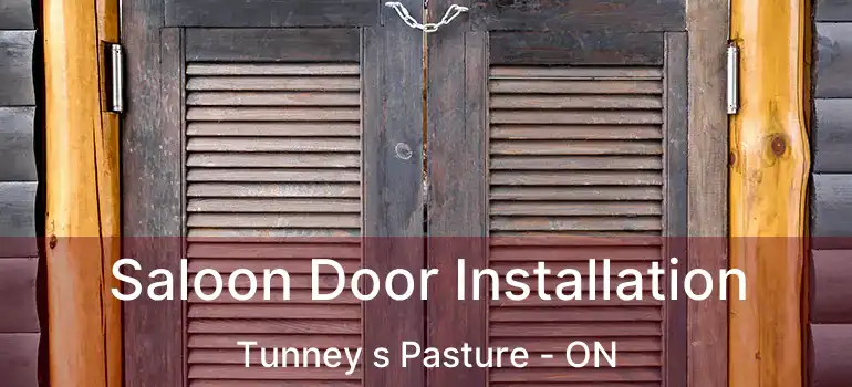  Saloon Door Installation Tunney s Pasture - ON