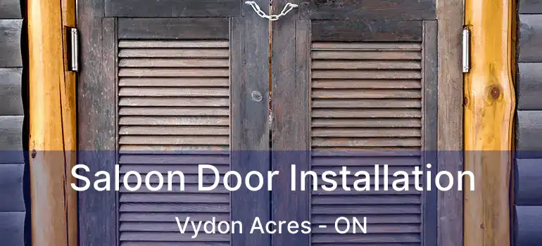 Saloon Door Installation Vydon Acres - ON