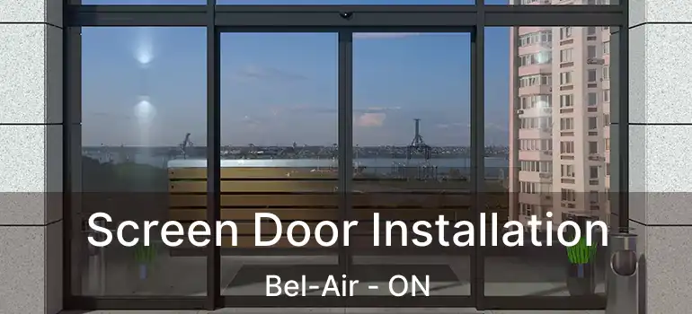 Screen Door Installation Bel-Air - ON