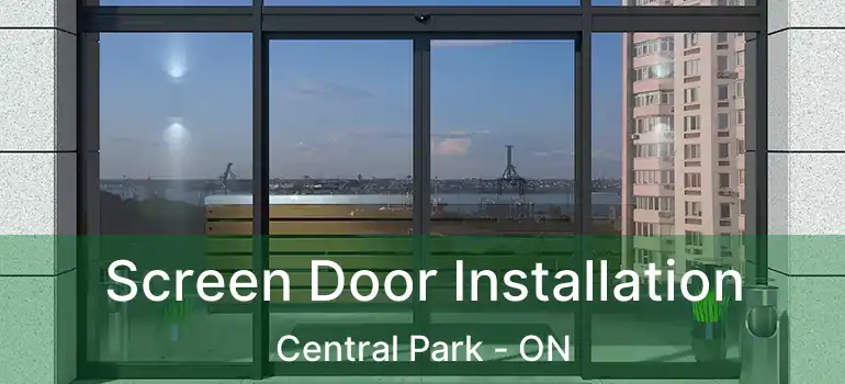  Screen Door Installation Central Park - ON
