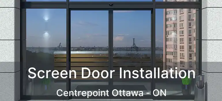 Screen Door Installation Centrepoint Ottawa - ON