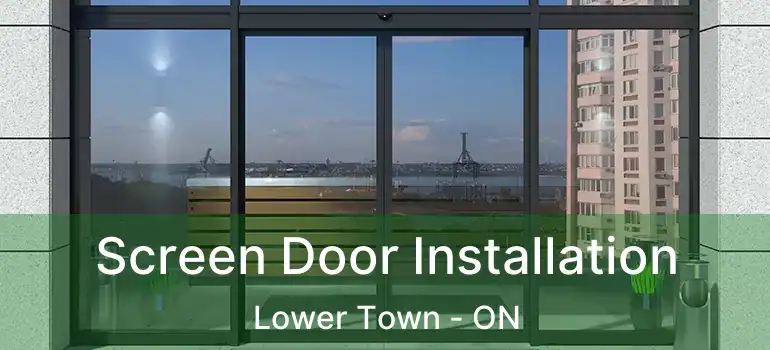 Screen Door Installation Lower Town - ON