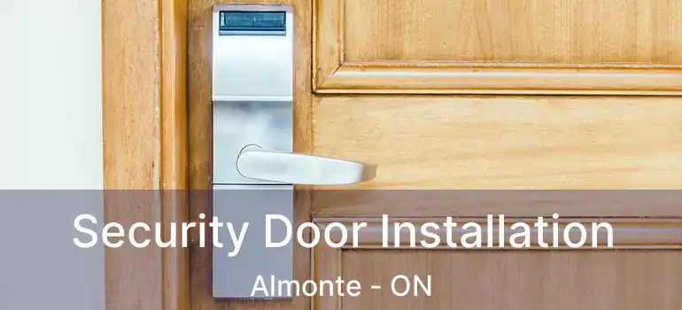 Security Door Installation Almonte - ON