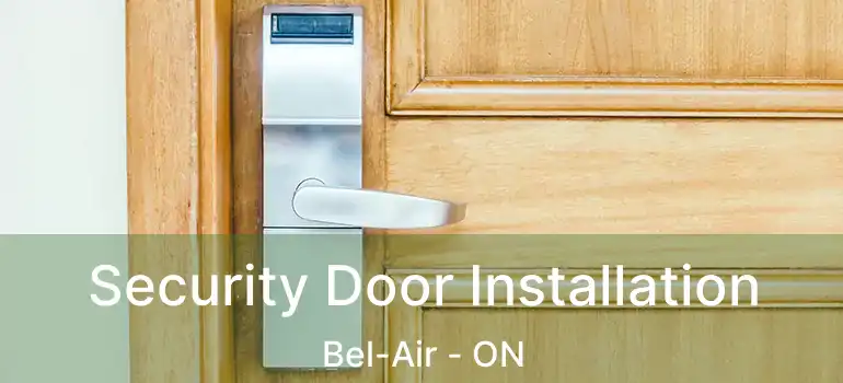 Security Door Installation Bel-Air - ON