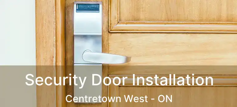Security Door Installation Centretown West - ON