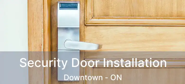  Security Door Installation Downtown - ON