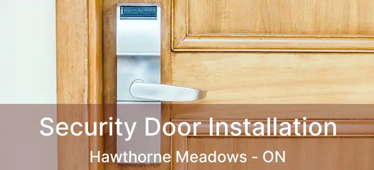 Security Door Installation Hawthorne Meadows - ON