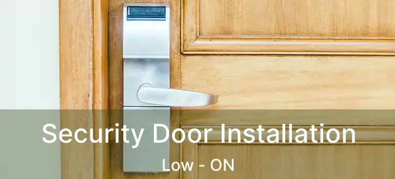 Security Door Installation Low - ON