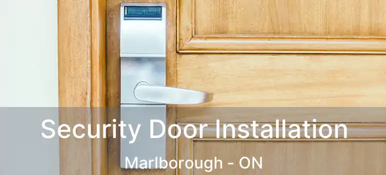  Security Door Installation Marlborough - ON