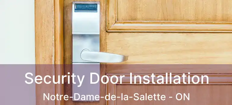 Security Door Installation Notre-Dame-de-la-Salette - ON