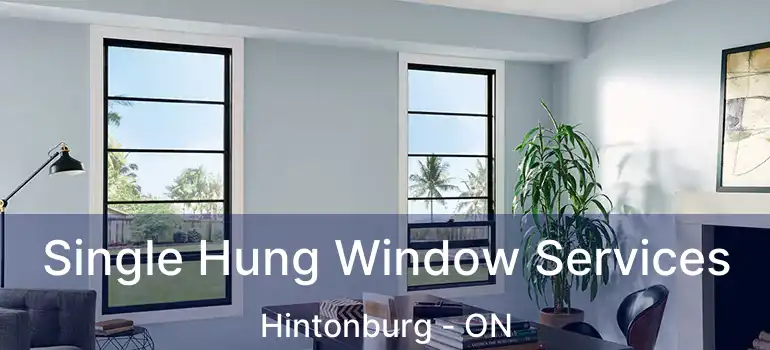  Single Hung Window Services Hintonburg - ON