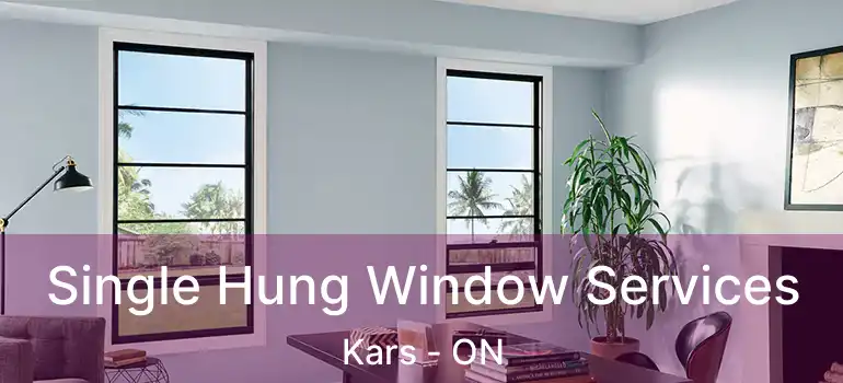 Single Hung Window Services Kars - ON