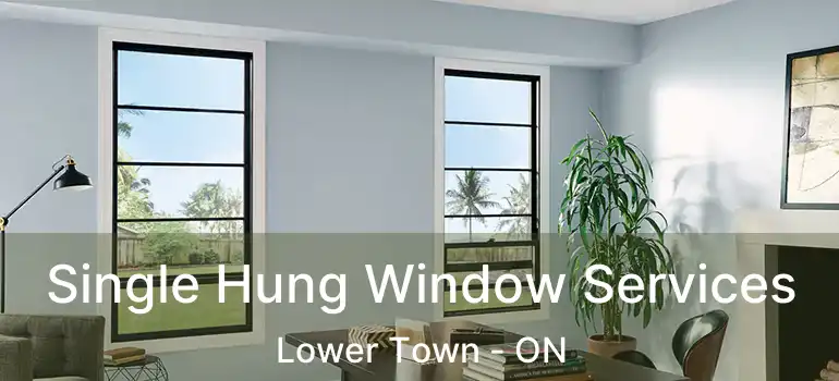 Single Hung Window Services Lower Town - ON