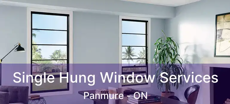 Single Hung Window Services Panmure - ON