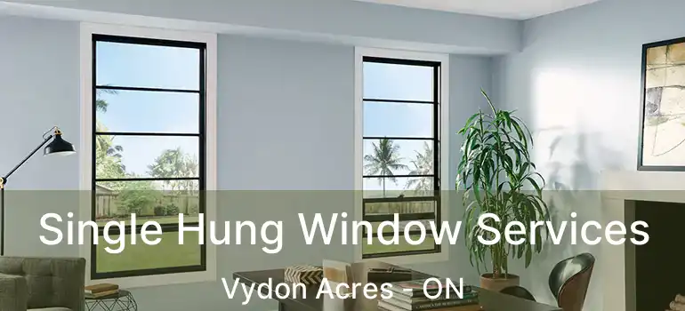 Single Hung Window Services Vydon Acres - ON