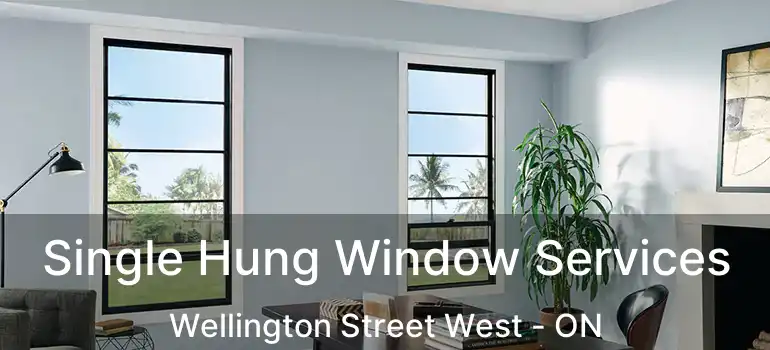  Single Hung Window Services Wellington Street West - ON