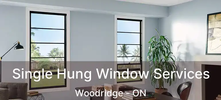 Single Hung Window Services Woodridge - ON