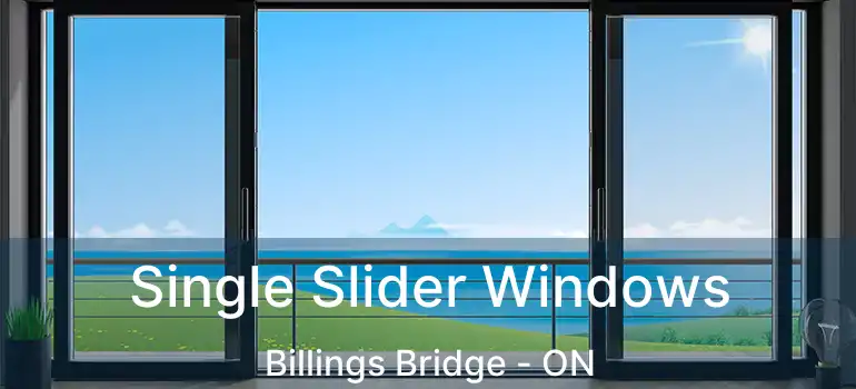Single Slider Windows Billings Bridge - ON