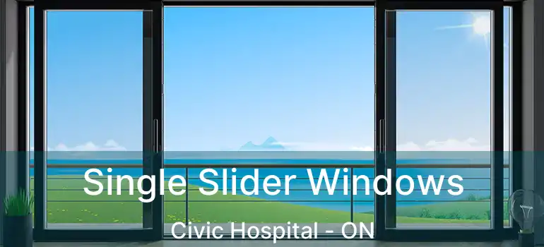 Single Slider Windows Civic Hospital - ON