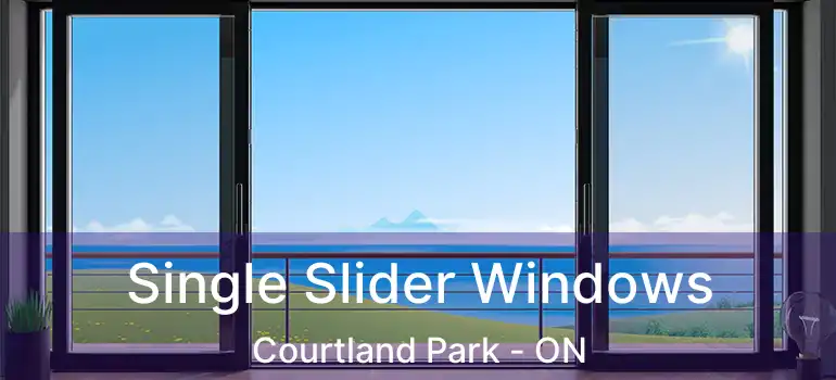  Single Slider Windows Courtland Park - ON
