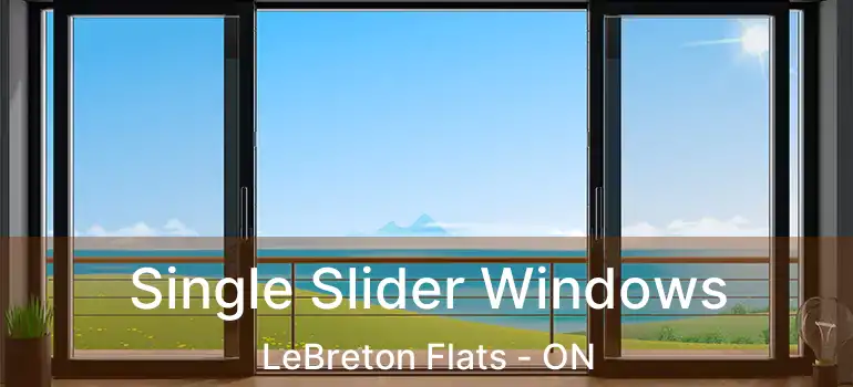Single Slider Windows LeBreton Flats - ON