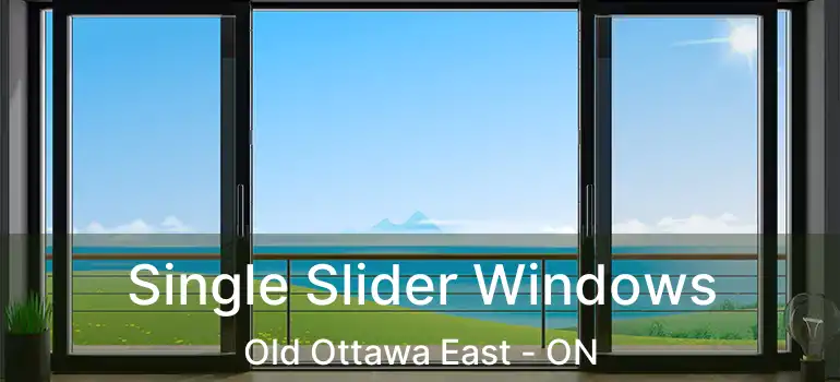 Single Slider Windows Old Ottawa East - ON