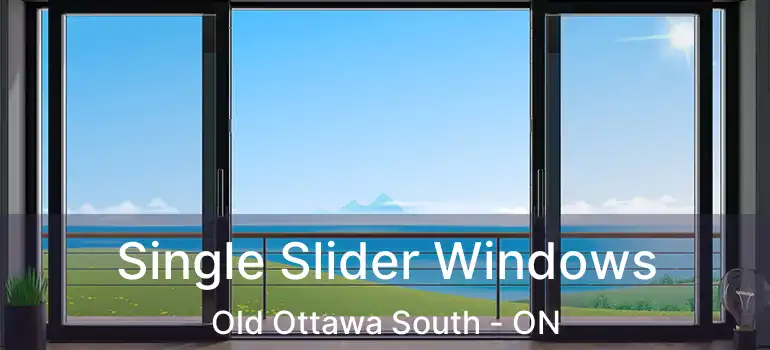 Single Slider Windows Old Ottawa South - ON