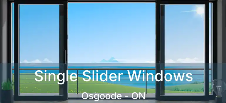 Single Slider Windows Osgoode - ON