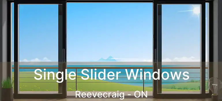 Single Slider Windows Reevecraig - ON