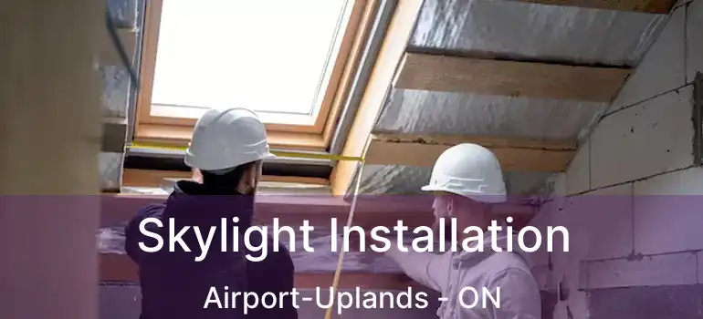 Skylight Installation Airport-Uplands - ON