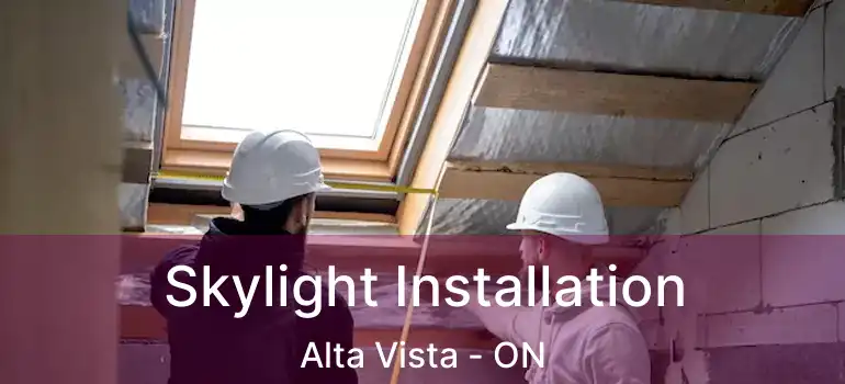  Skylight Installation Alta Vista - ON