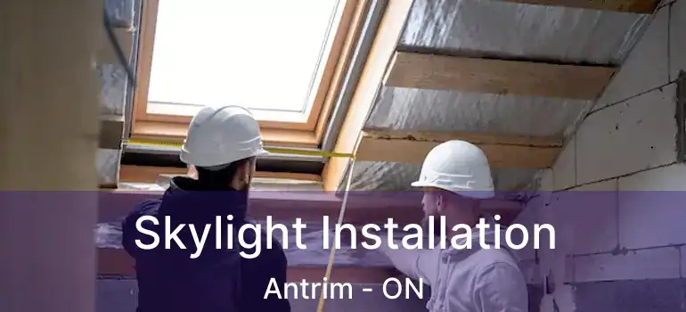  Skylight Installation Antrim - ON