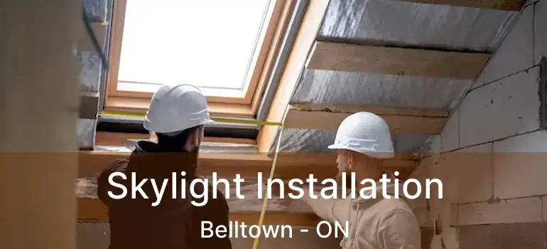 Skylight Installation Belltown - ON