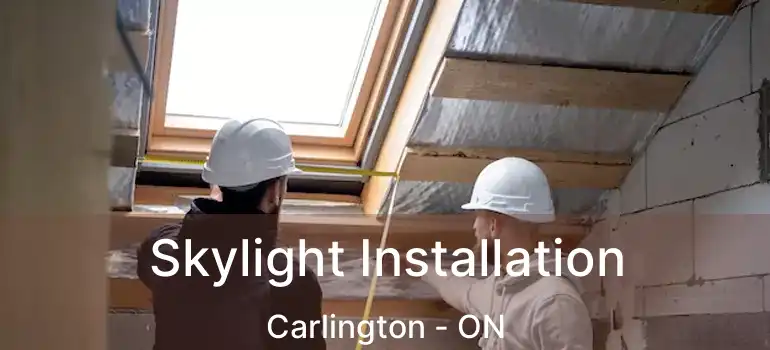 Skylight Installation Carlington - ON