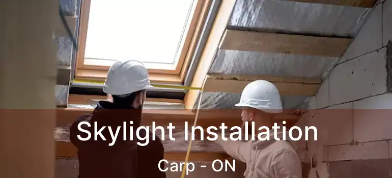 Skylight Installation Carp - ON