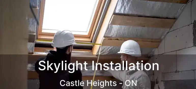  Skylight Installation Castle Heights - ON