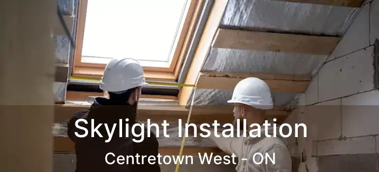 Skylight Installation Centretown West - ON