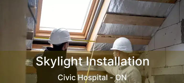  Skylight Installation Civic Hospital - ON