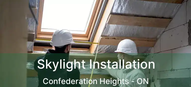 Skylight Installation Confederation Heights - ON