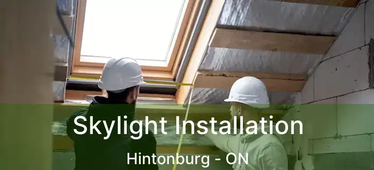 Skylight Installation Hintonburg - ON