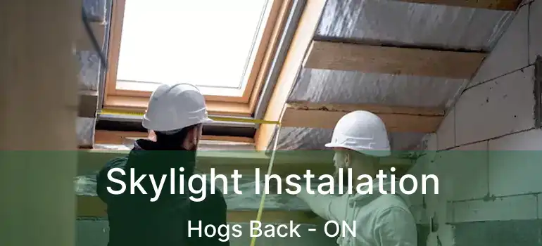 Skylight Installation Hogs Back - ON
