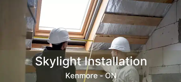 Skylight Installation Kenmore - ON