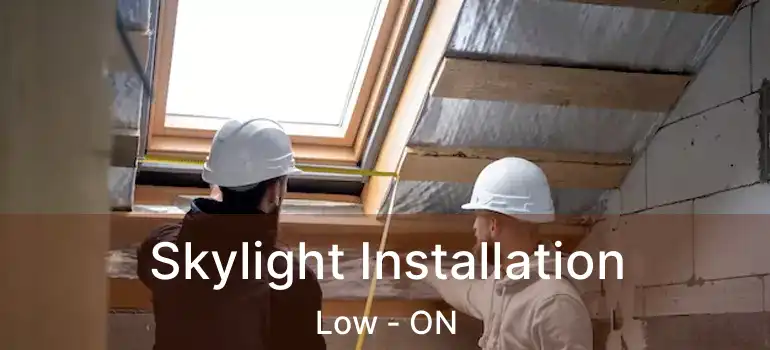 Skylight Installation Low - ON