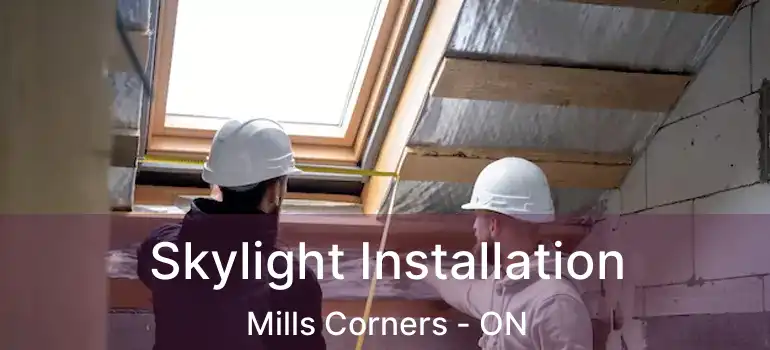 Skylight Installation Mills Corners - ON