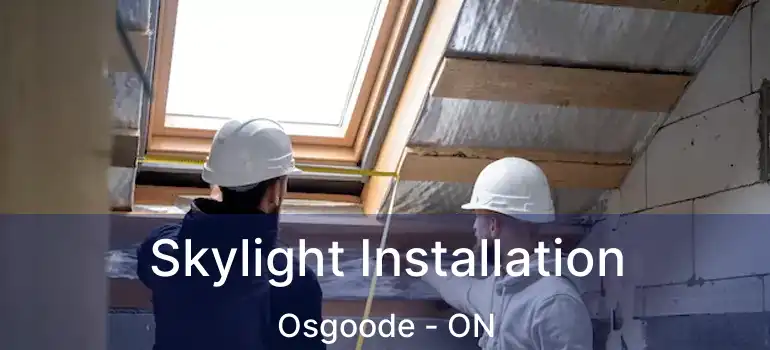 Skylight Installation Osgoode - ON