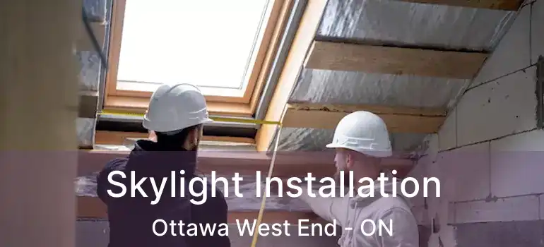 Skylight Installation Ottawa West End - ON