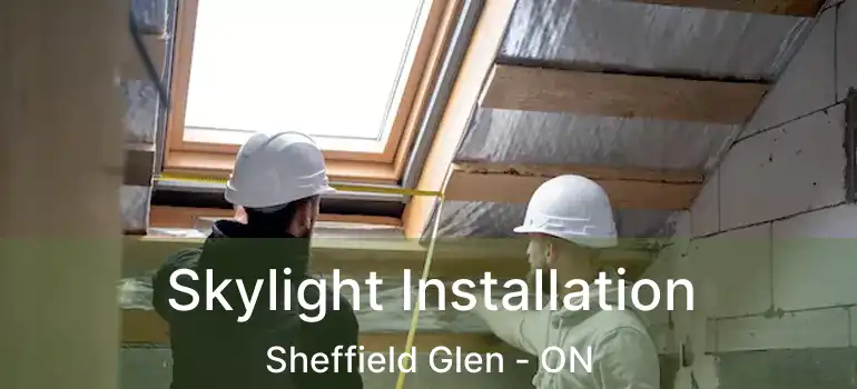 Skylight Installation Sheffield Glen - ON